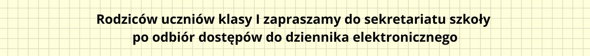 grafika - na kremowym tle wzór w kratkę i czarny napis 