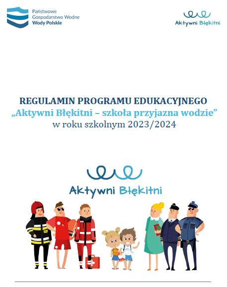 Regulamin programu Aktywni Błękitni w roku szkolnym 2023/2024