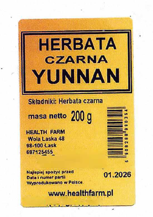 Herbata czarna Yunann