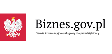 logo z Godłem i napisem biznes.gov.pl Serwis informacyjno-usługowy dla przedsiębiorcy