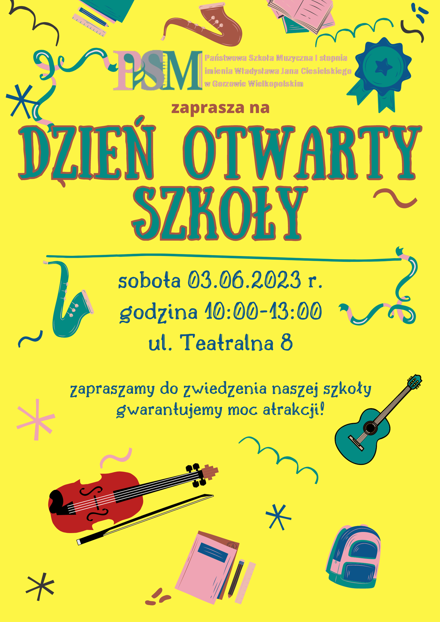 Plakat na Dzień Otwarty