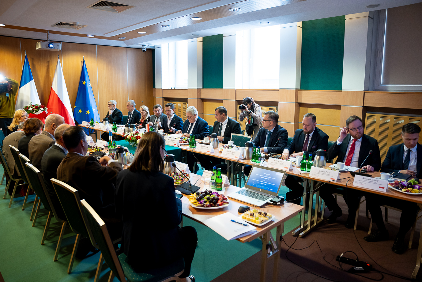 Spotkanie ministra Cz. Siekierskiego z minister rolnictwa suwerenności żywnościowej i leśnictwa Francji A. Genevard (fot. MRiRW)