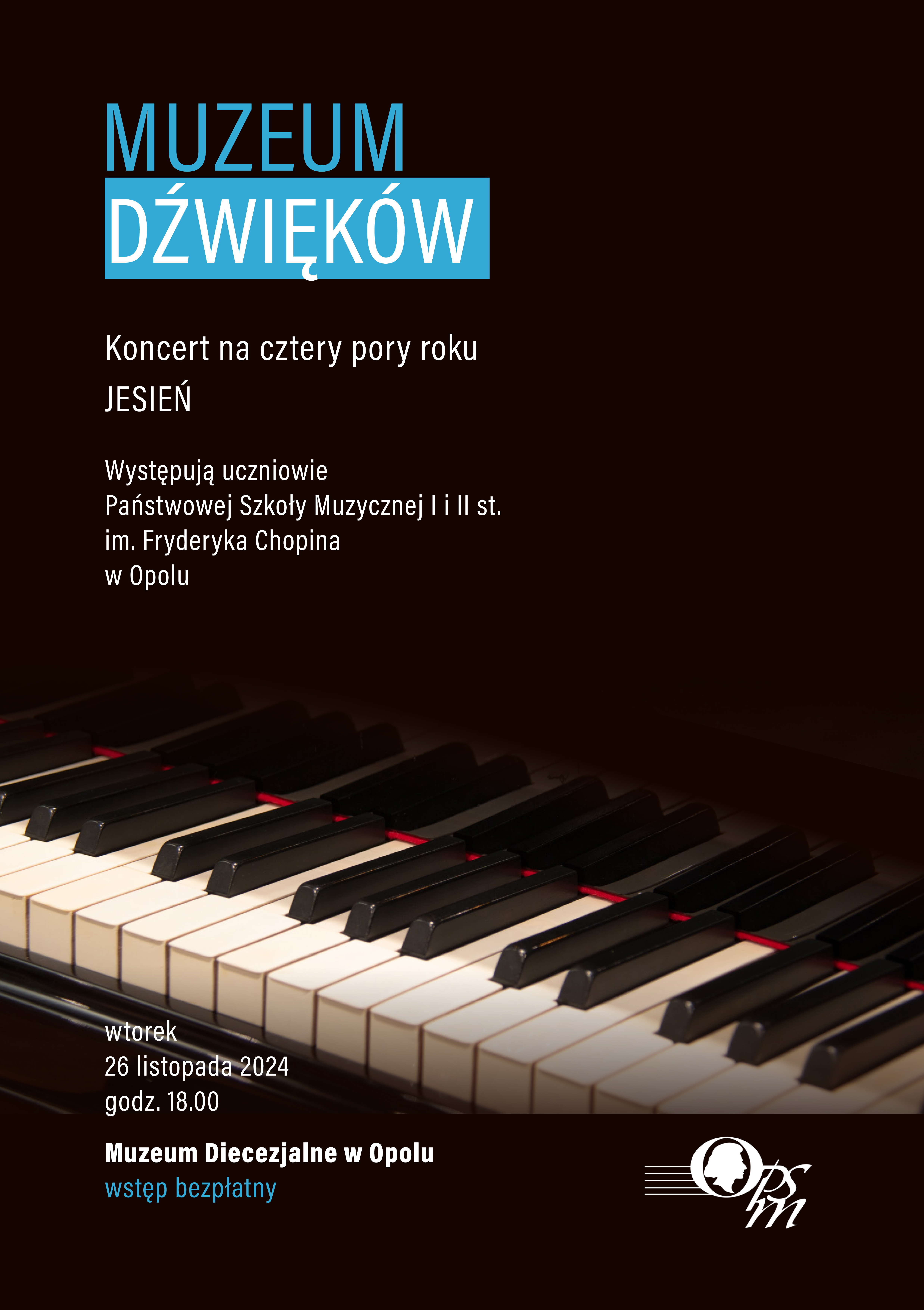 plakat Muzeum Dźwięków