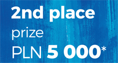 2nd place prize PLN 5,000*