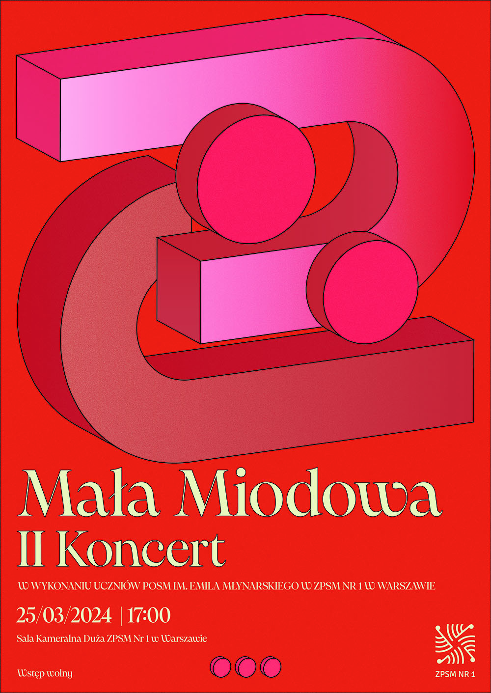 Plakat II koncert POSM