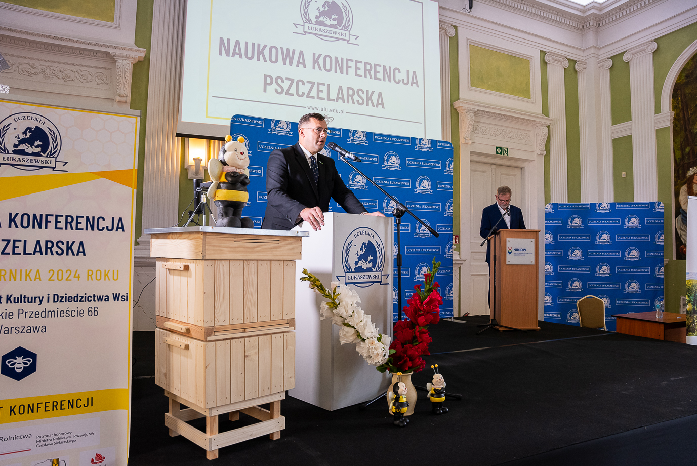 Wiceminister Stefan Krajewski podczas wypowiedzi (fot. MRiRW)