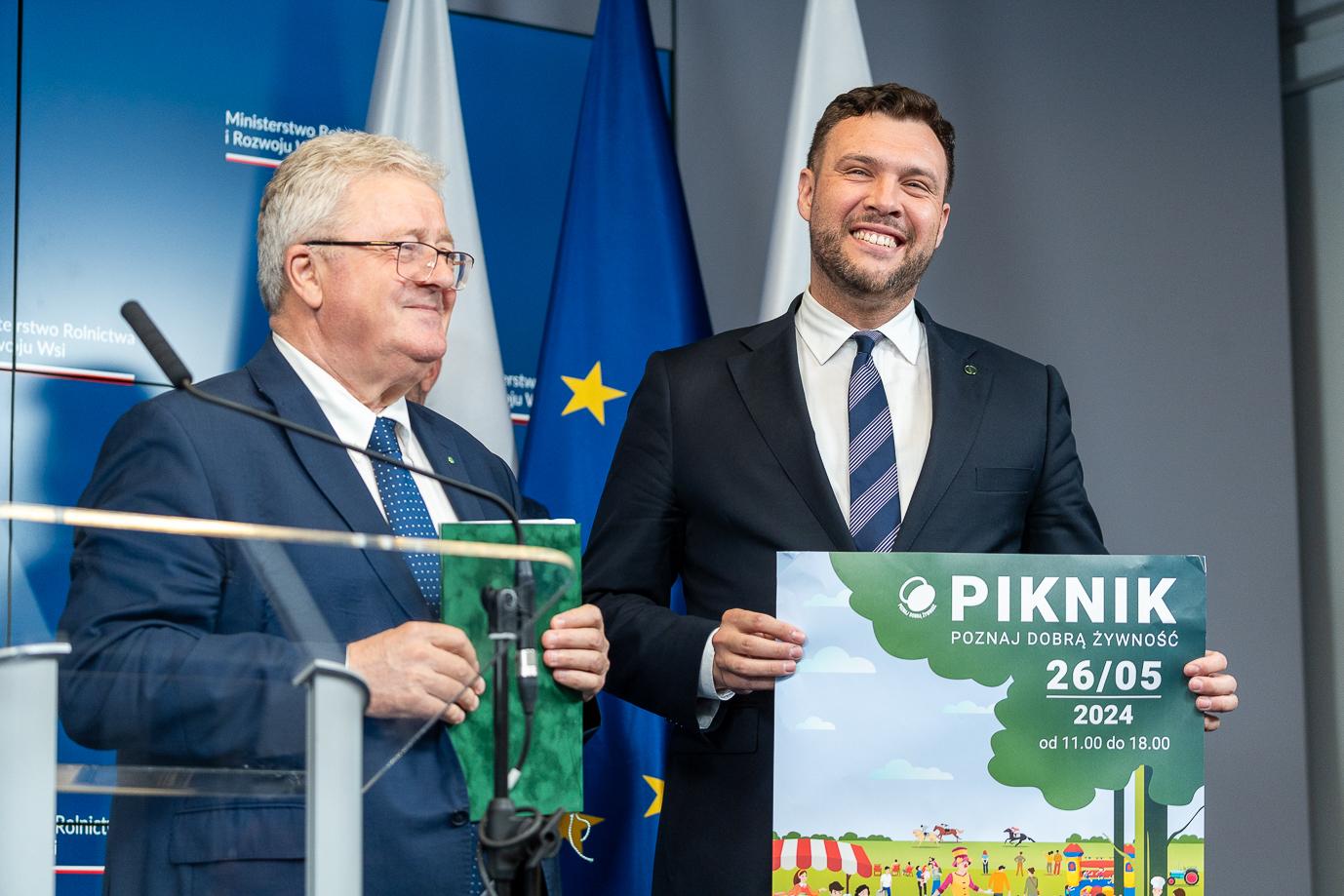 Wiceminister Adam Nowak zaprasza na Piknik Poznaj Dobrą Żywność (fot. MRiRW)