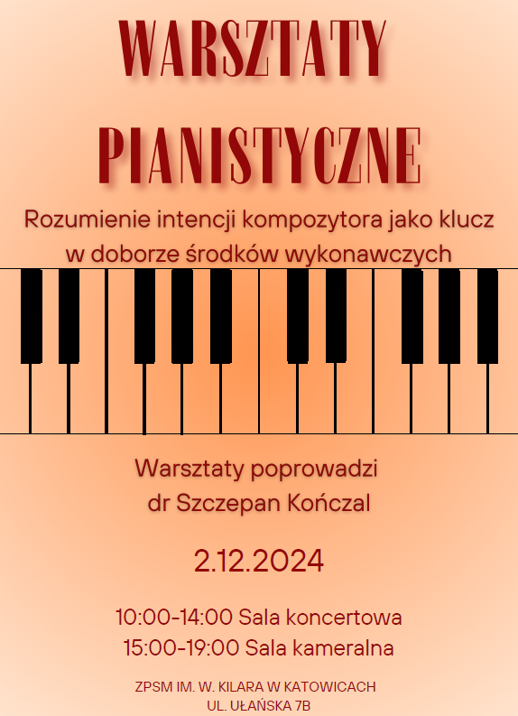 warsztaty pianistyczne 02.12.2024 r.