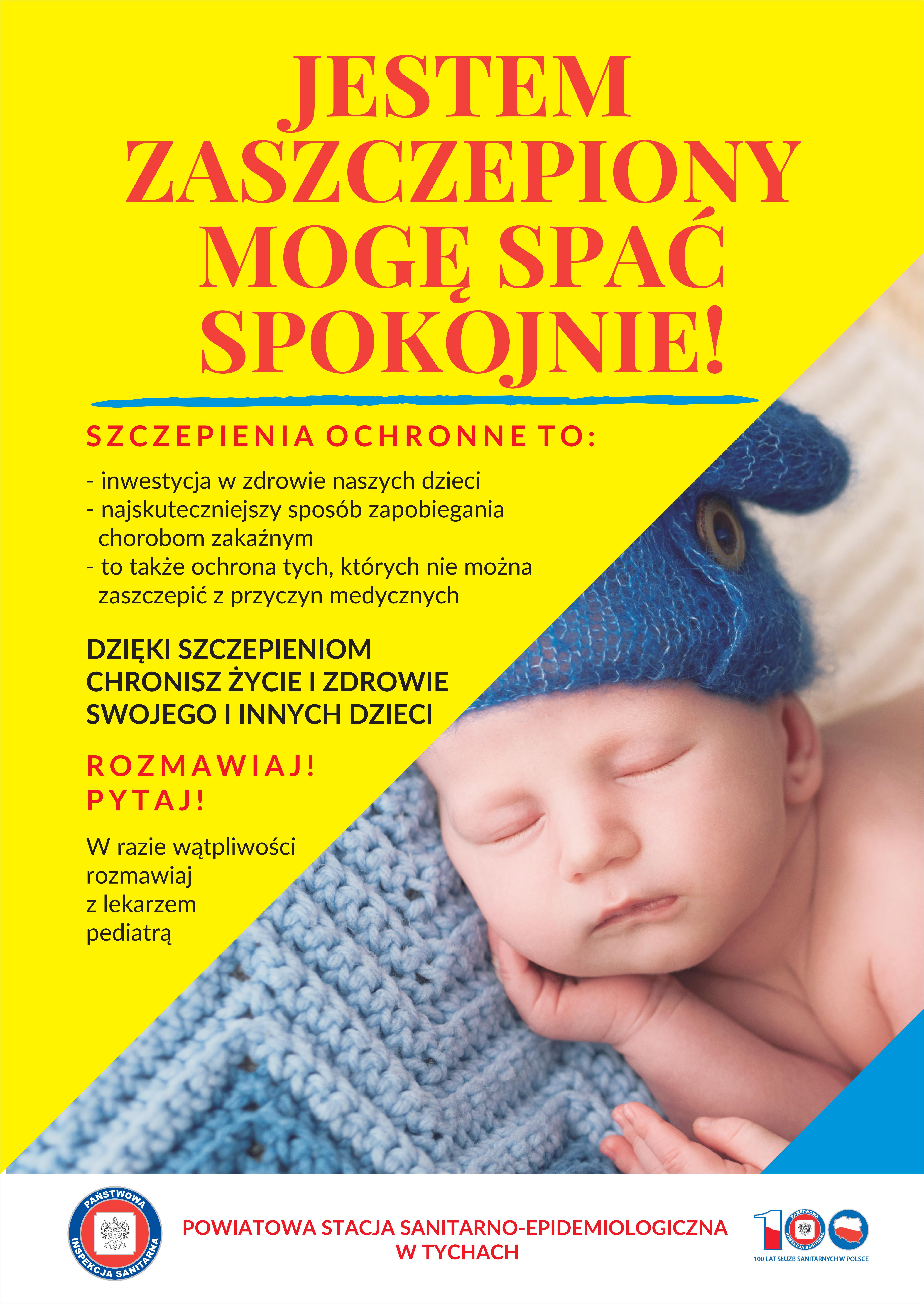 Plakat kampanii społecznej Zaszczep w sobie chęć szczepienia