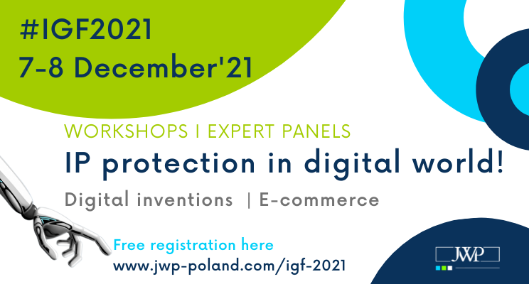 Join our workshops and expert panels „IP protection in digital world!”