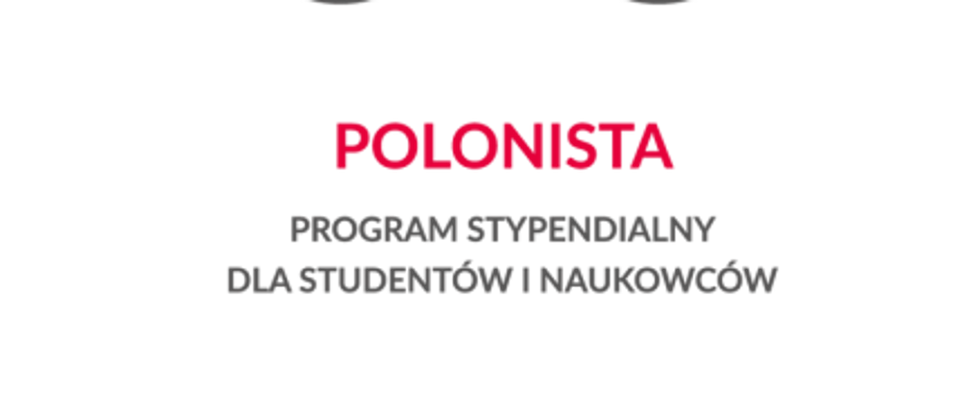 Program stypendialny Polonista