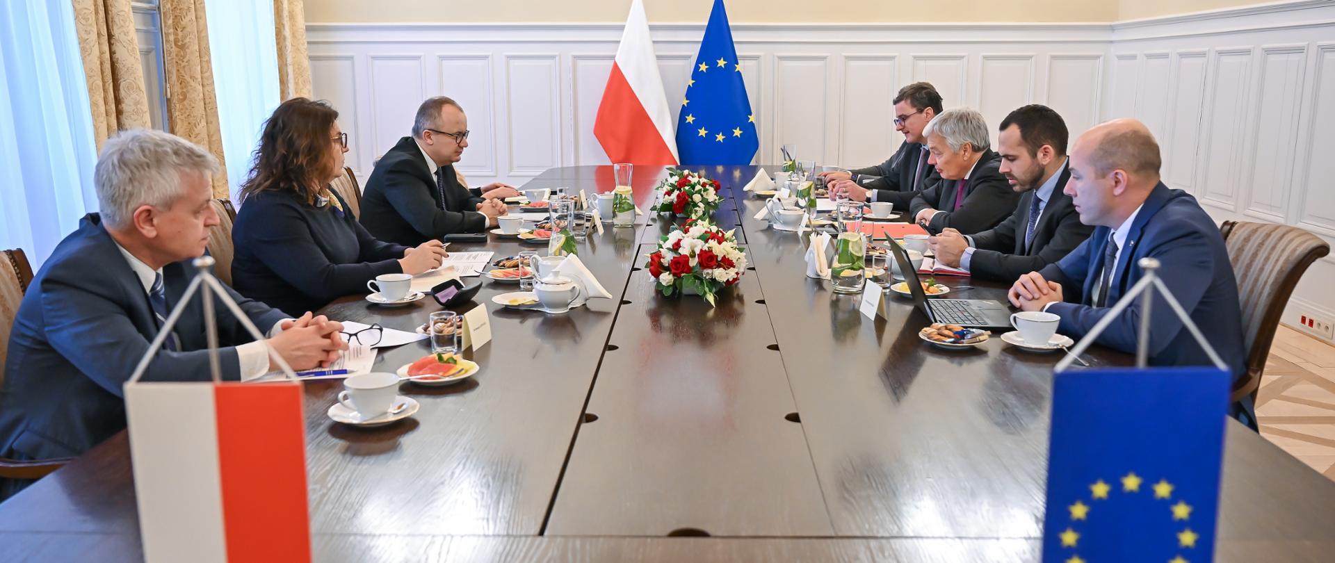 Minister Adam Bodnar z Komisarzem Didierem Reyndersem
o przywracaniu praworządności
