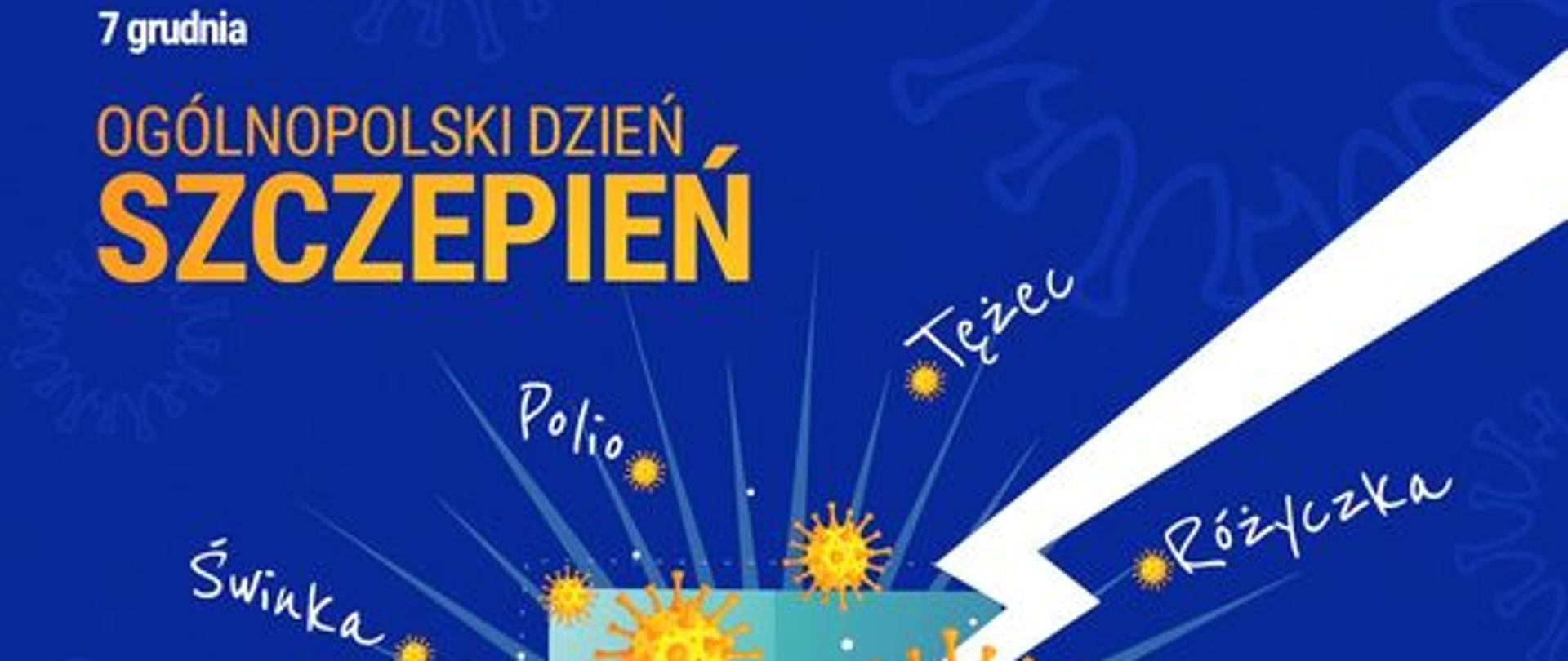 7 grudnia Ogólnopolski Dzień Szczepień - Program szczepień ochronnych na 2023 r.