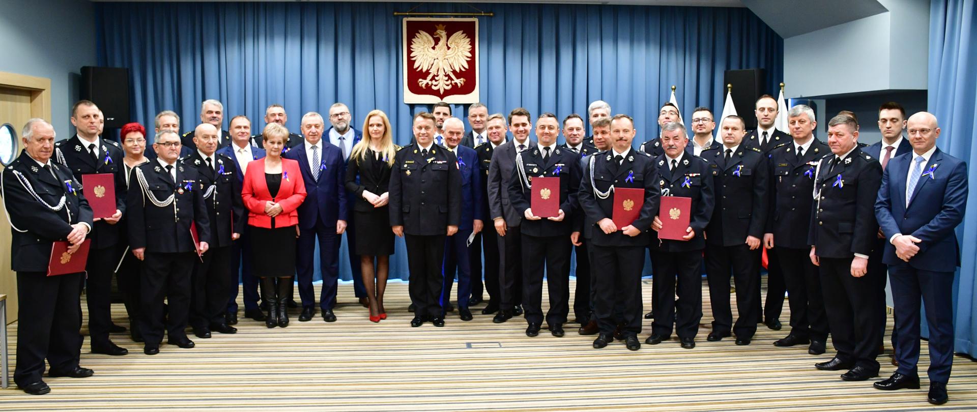 Zbiórka z okazji wręczenia promes na zakup samochodów ratowniczo-gaśniczych dla jednostek OSP woj. mazowieckiego