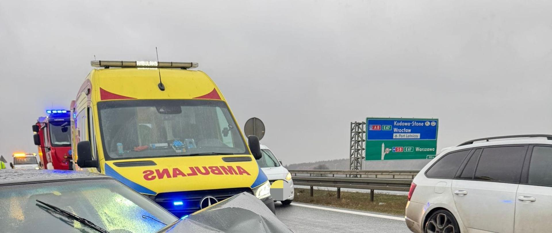 🚨 Wypadek drogowy
➡️ Ramiszów/ Łącznik Długołęka