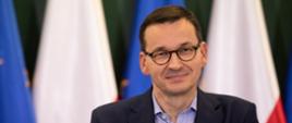 Premier RP Mateusz Morawiecki w trakcie spotkania z mieszkańcami Ciechanowa. Fot. Adam Guz/KPRM