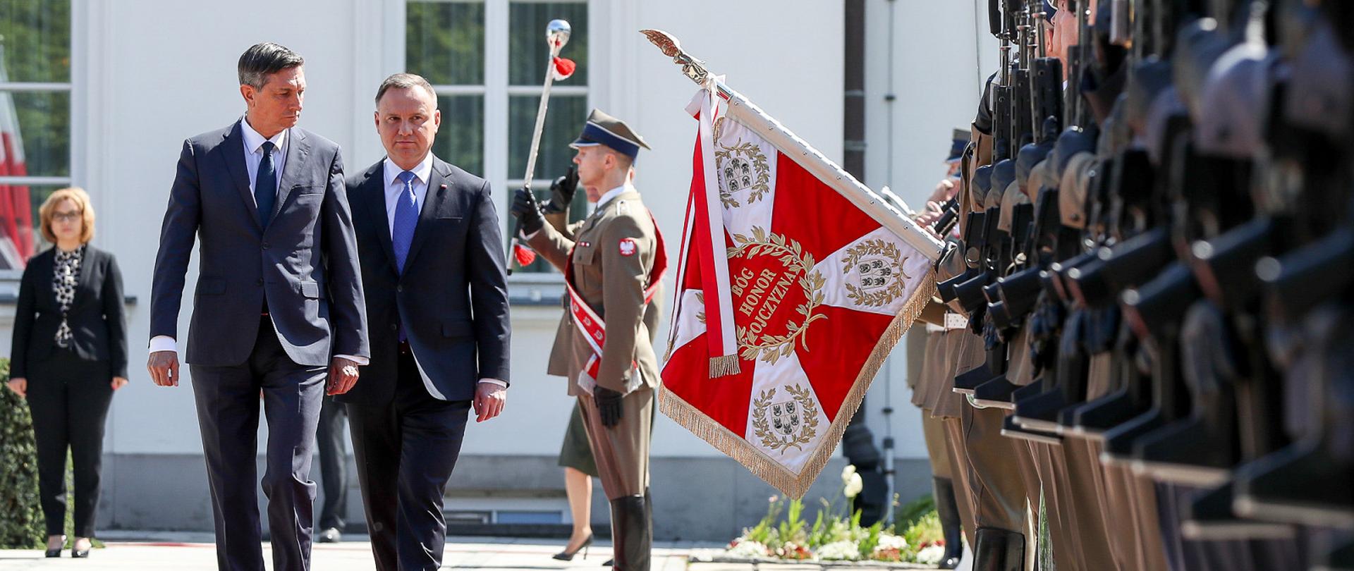 Wizyta Prezydenta Republiki Słowenii Boruta Pahora w Polsce. Źródło zdjęcia: KPRP