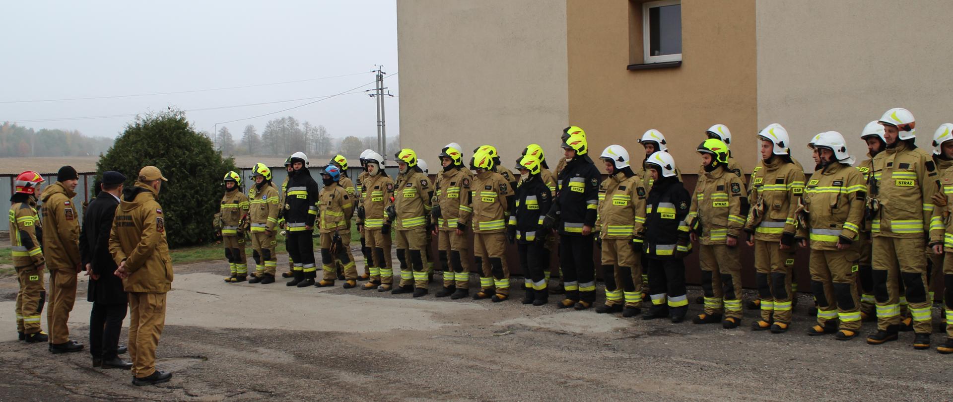 Ćwiczenia jednostek OSP z gminy Jabłonna Lacka pod kryptonimem „Morszków 2024” 9.11.2024