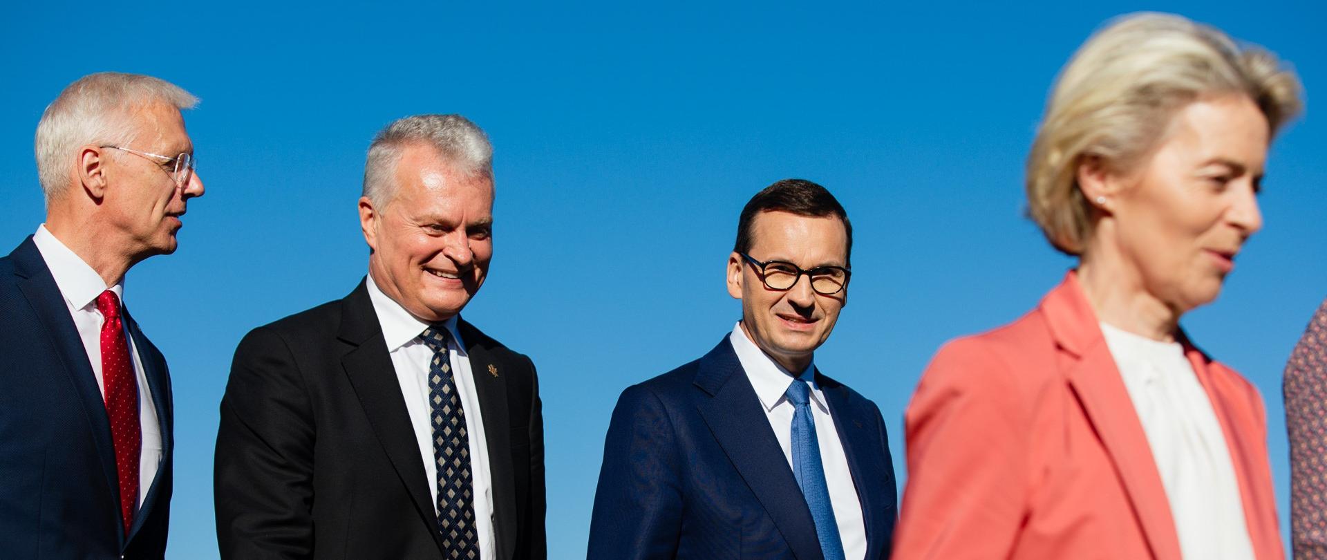 Premier Mateusz Morawiecki na spotkaniu liderów w Kopenhadze.