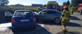 Wypadek drogowy w miejscowości Zakrzów – powiat kazimierski