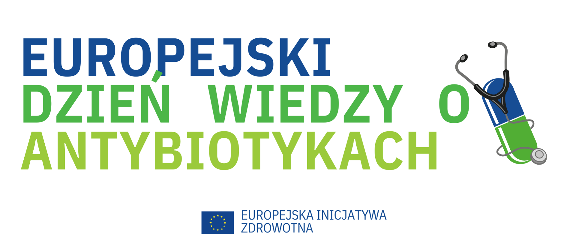 Napis: Europejski dzień wiedzy o antybiotykach