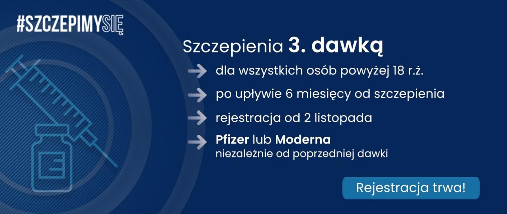 Szczepienia 3. dawką