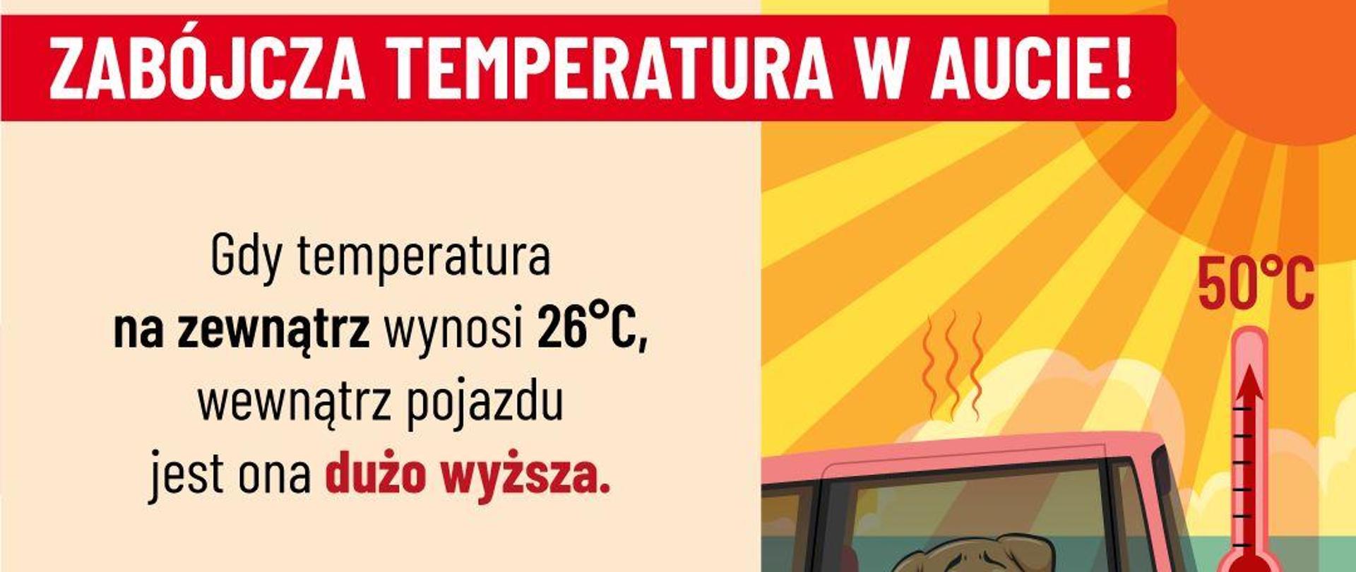 Zabójcza temperatura w aucie