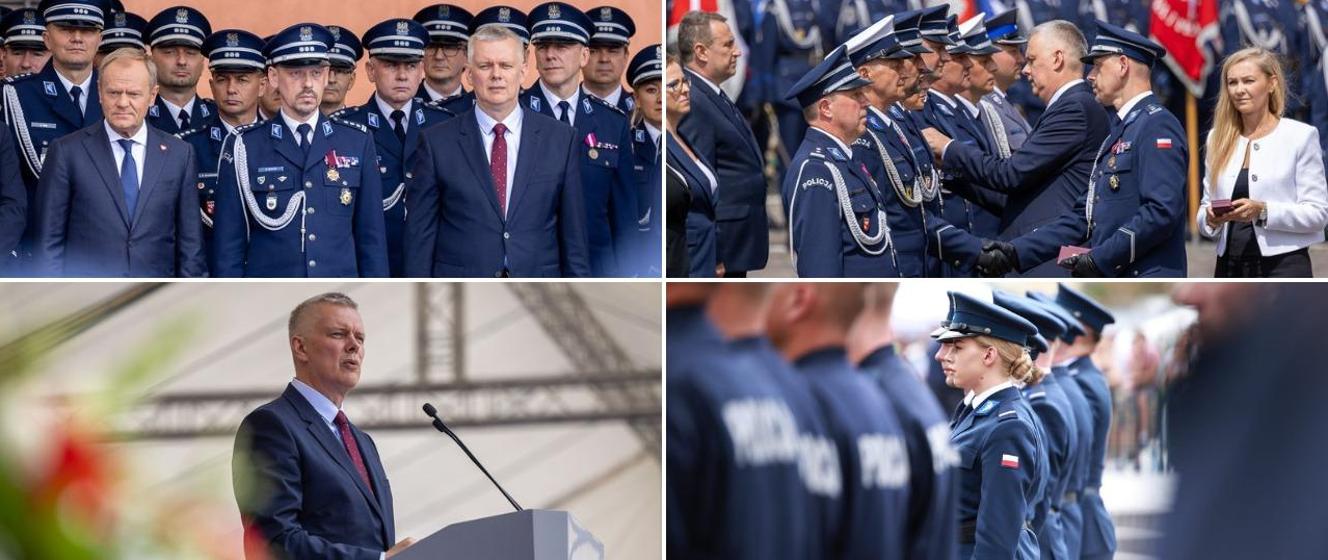 Centralne obchody Święta Policji z udziałem ministra Tomasza Siemoniaka