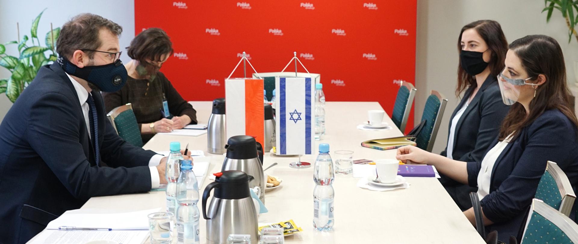 Main meeting between Minister Grzegorz Puda and Chargé d’affaires of the Embassy of Israel in Poland (Photo credits: Ministry of Agriculture and Rural Development)