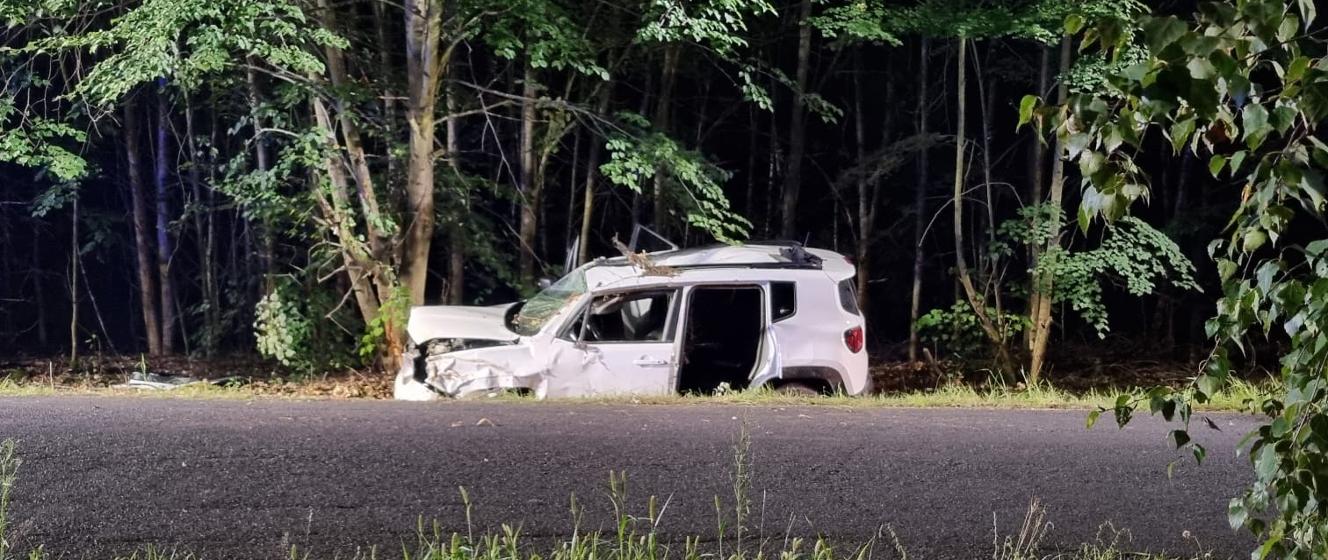 WYPADEK NA TRASIE GIECZYNEK DZIERŻĄŻNO WIELKIE Komenda Powiatowa