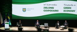 Minister of Funds and Regional Policy Małgorzata Jarosińska-Jedynak and Commissioner for Cohesion and Reforms Elisa Ferreira during the conference "Towards a green economy"