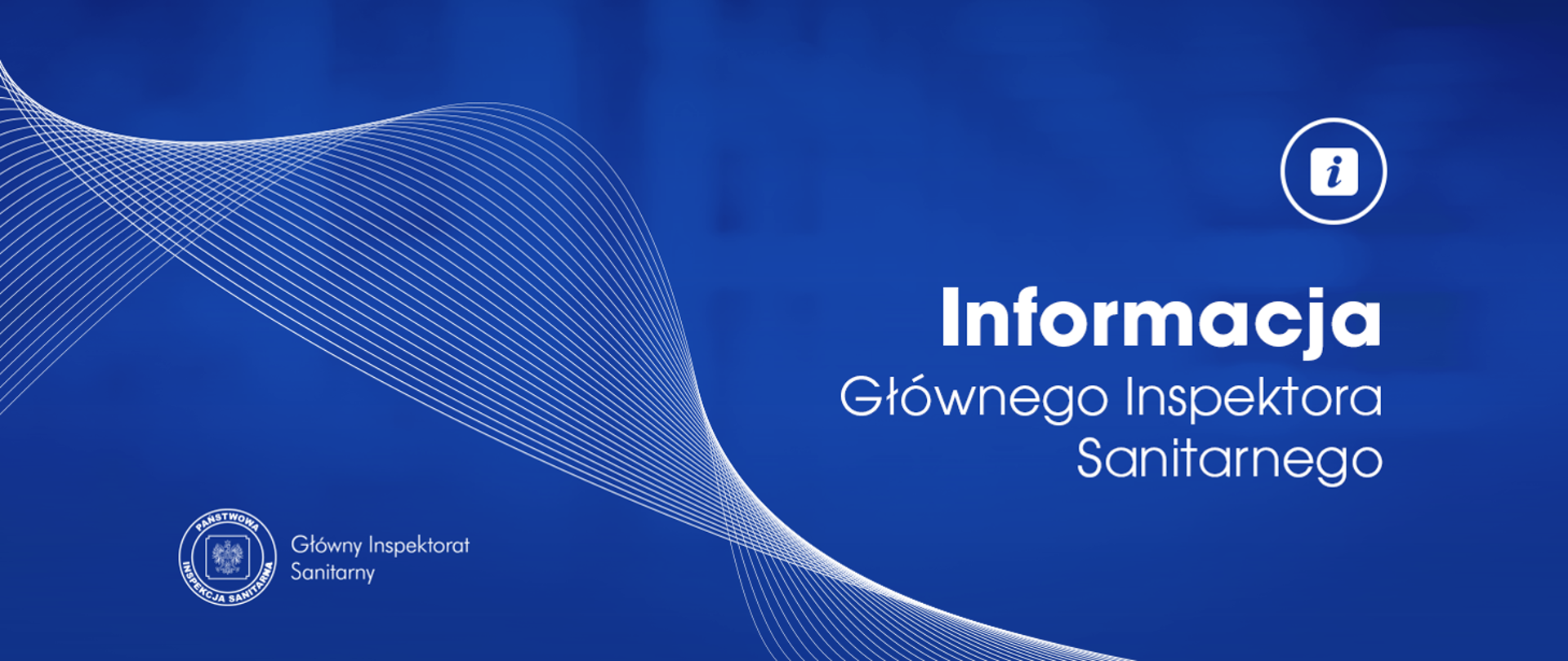 baner Głównego Inspektora Sanitarnego i logo