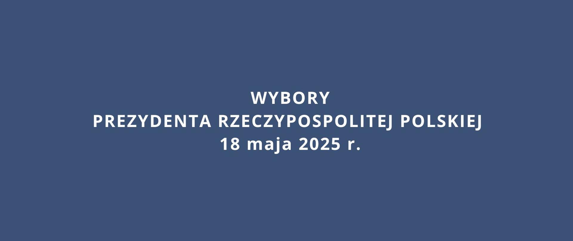 Wybory 2025