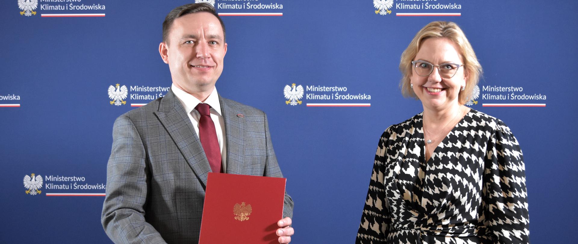 Andrzej Głowacki, new President of National Atomic Energy Agency and Anna Moskwa, Minister of Climate and Environment