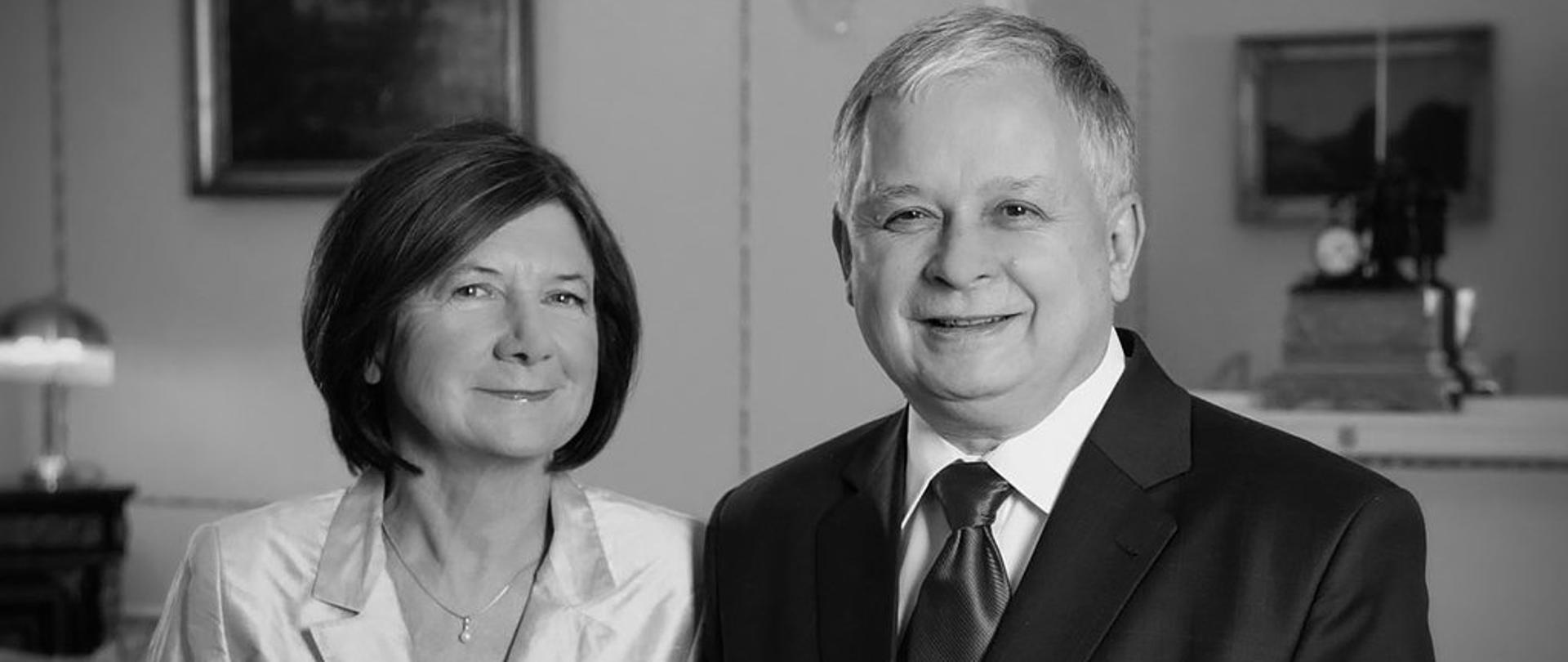 The late president Lech Kaczyński and his wife Maria