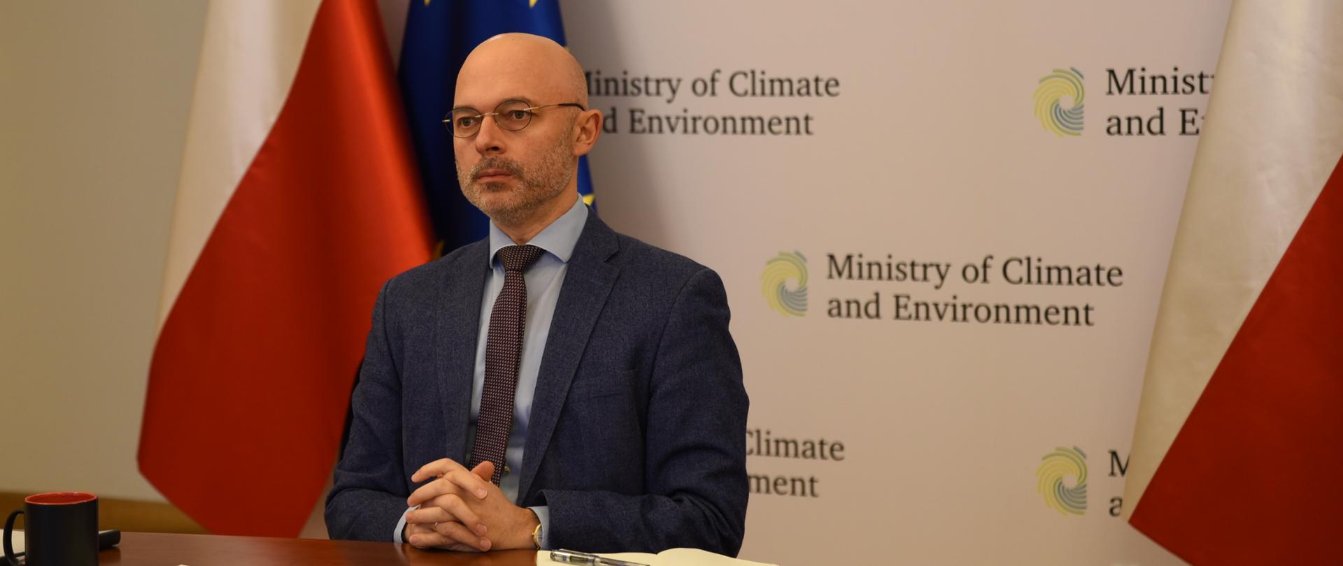 Minister klimatu i środowiska Michał Kurtyka