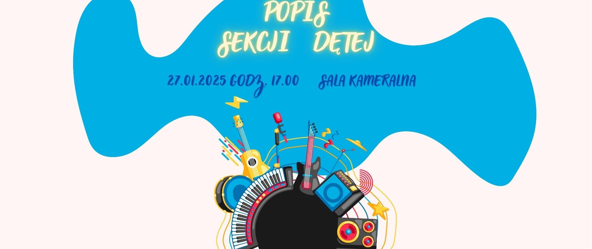 Plakat Popis sekcji dętej