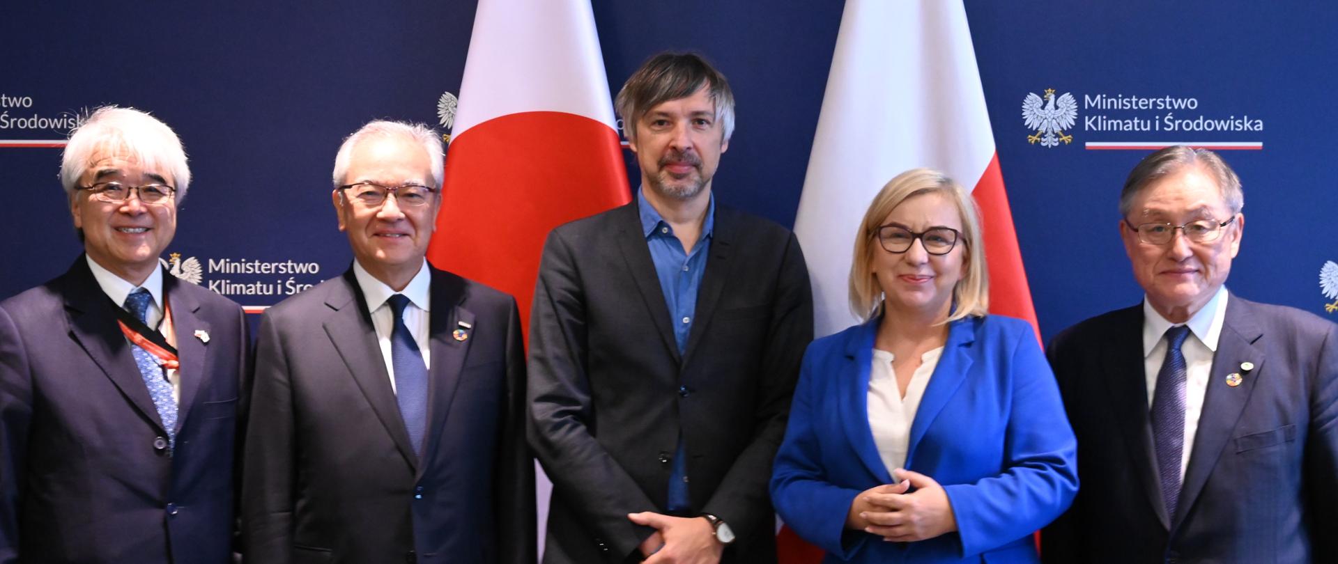 Spotkanie ministry Pauliny Hennig-Kloski i wiceministra Krzysztofa Bolesty z ambasadorem Japonii Akirą Kono oraz delegacją Japońskiej Federacji Organizacji Gospodarczych – Keidanren.