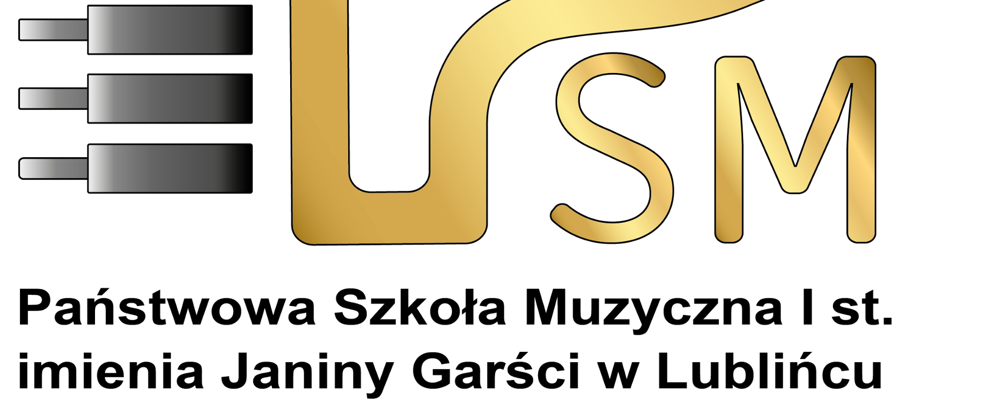 Logo Państwowej Szkoły Muzycznej I stopnia w Lublińcu