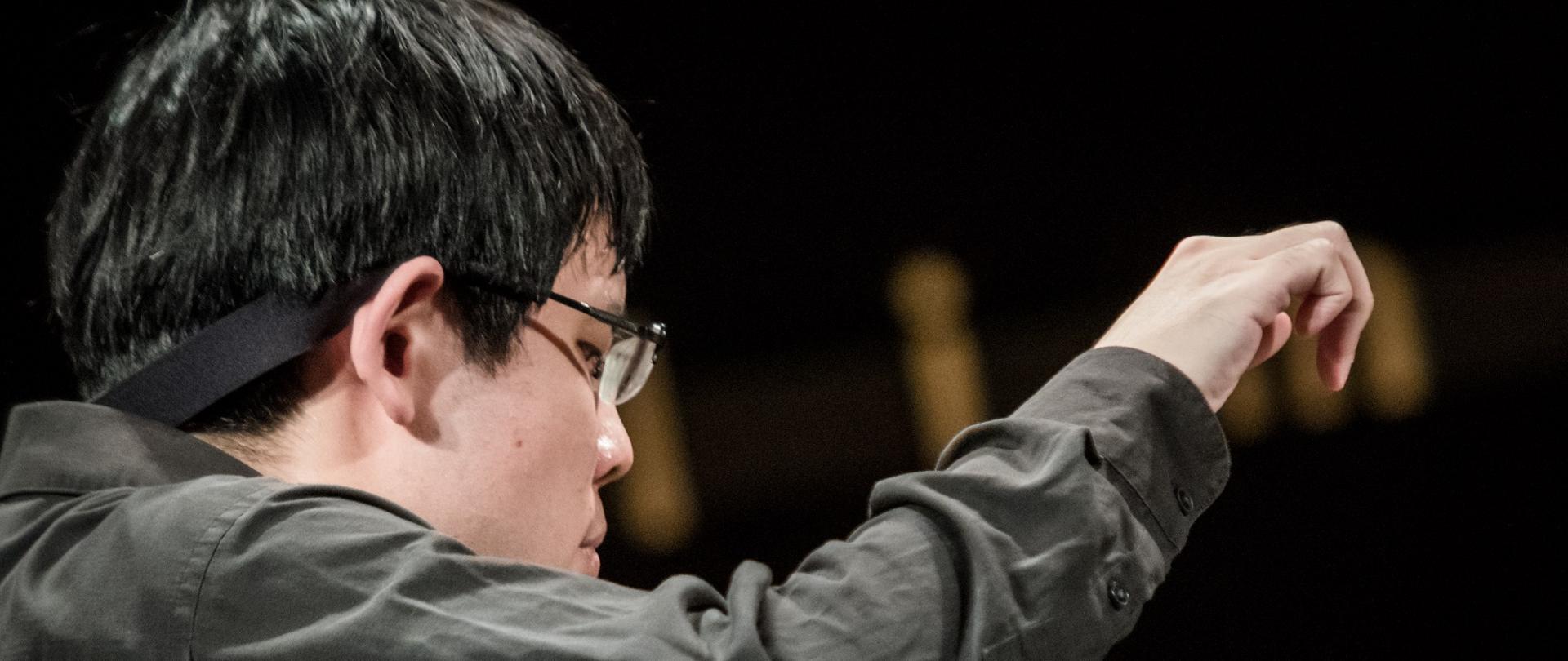 Preliminary round of 18th International Fryderyk Chopin Piano Competition. 13th of July 2021, Warsaw, Poland.on picture: San Jittakarn. Photo by Wojciech Grzedzinski for NIFC