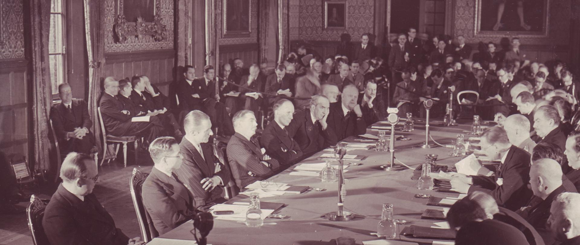 International meeting held at London's St James’s Palace, devoted to the prosecution of German war criminals, 13 January 1942