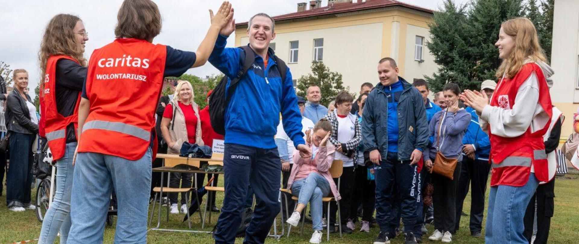 Uczestnicy olimpiady dla osób z niepełnosprawnością