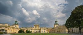 Pałac w Wilanowie, widok od dziedzińca, fot. Wojciech Holnicki, Muzeum Pałacu Króla Jana III w Wilanowie