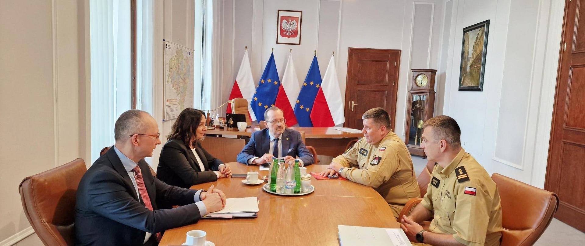 Spotkanie na rzecz bezpieczeństwa przeciwpożarowego w Dolnym Śląsku.