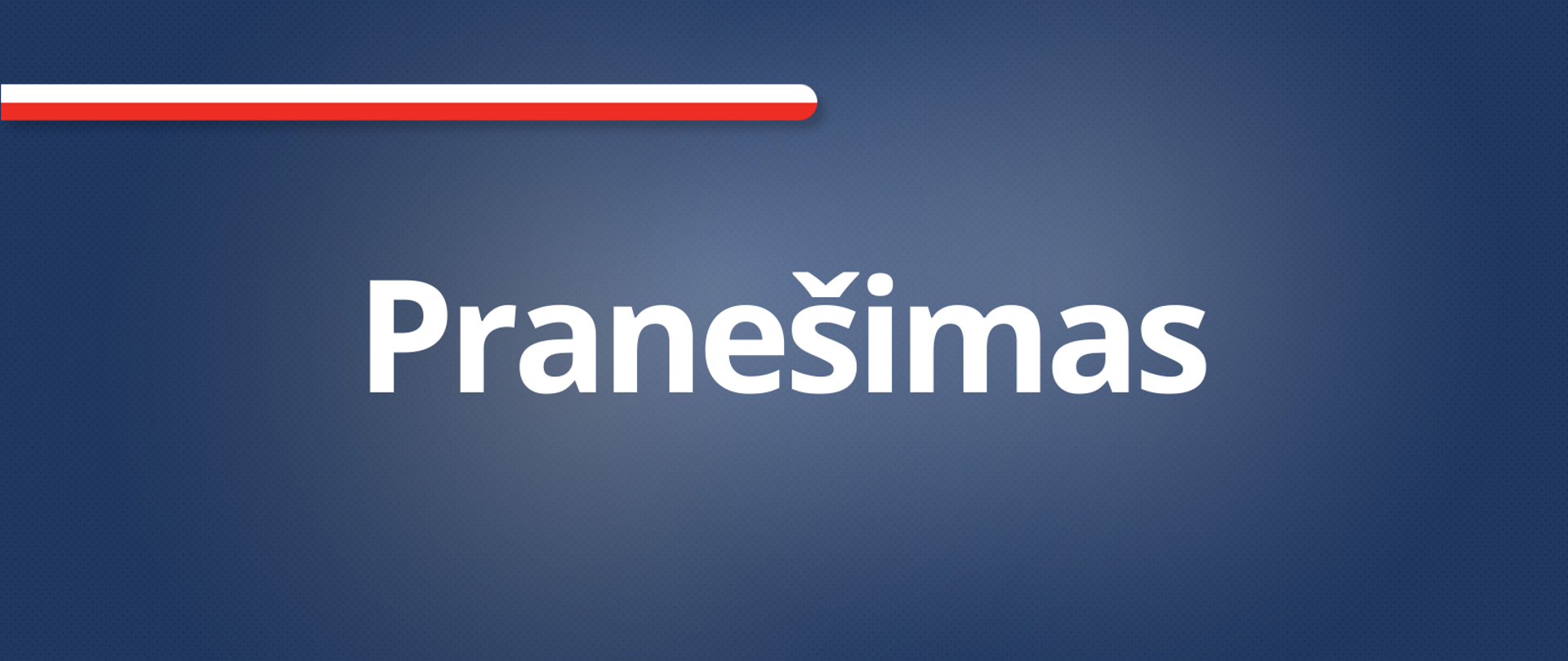 Pranesimas