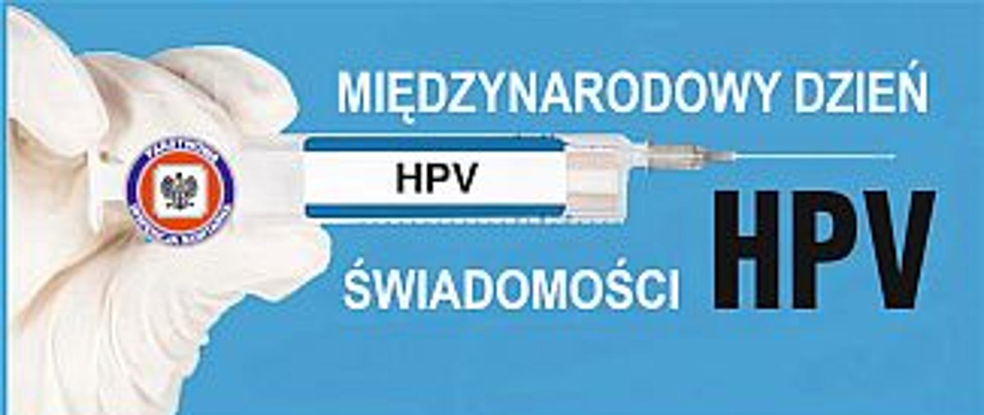 Baner obchody Międzynarodowego Dnia Świadomości HPV