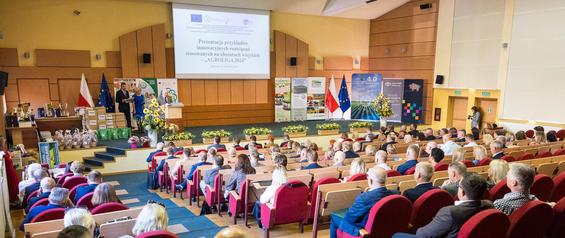 Rozstrzygnięcie konkursu Podlaska AgroLiga 2024. Foto: Urząd Marszałkowski Województwa Podlaskiego