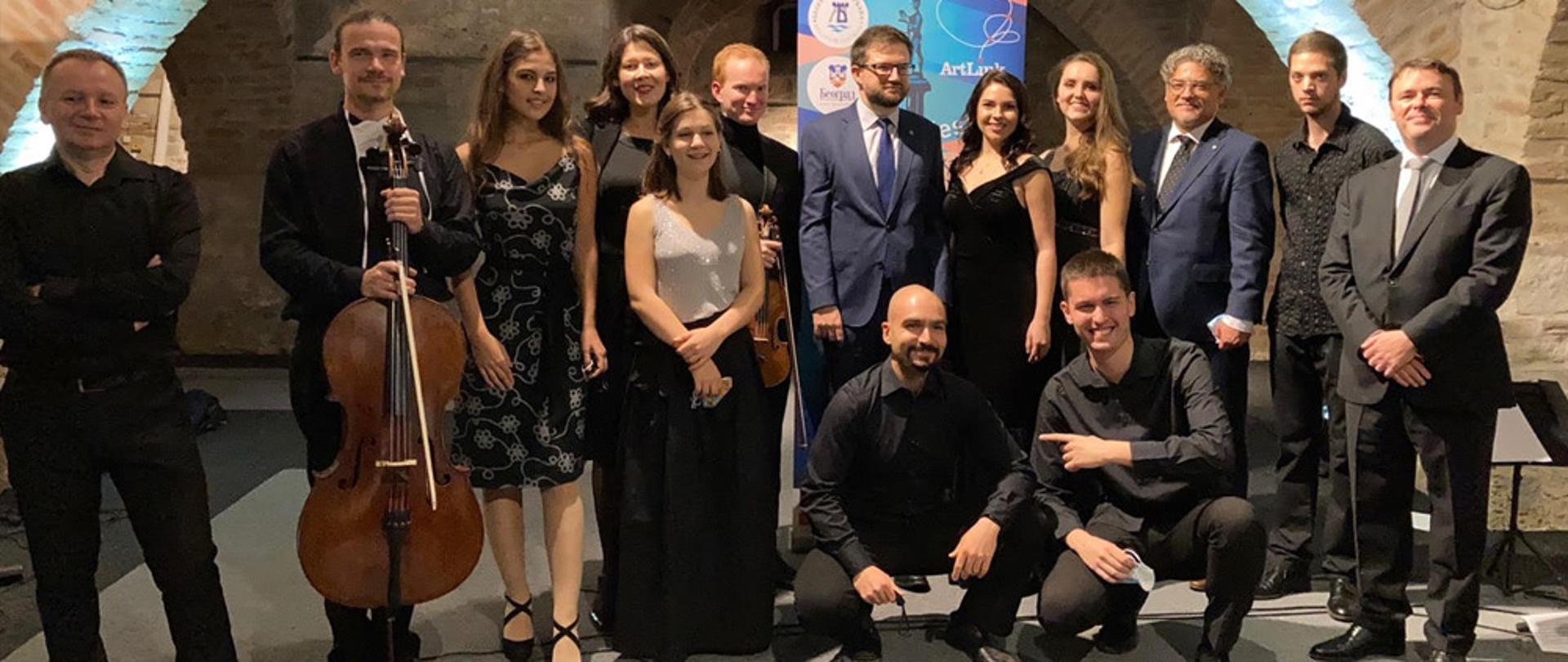W urokliwej scenerii podziemi Pałacu-Muzeum księżnej Ljubicy w Belgradzie miał miejsce wyjątkowy koncert muzyki poważnej przygotowany w ramach programu „Młode talenty z Grupy Wyszehradzkiej i Bałkanów Zachodnich” 
