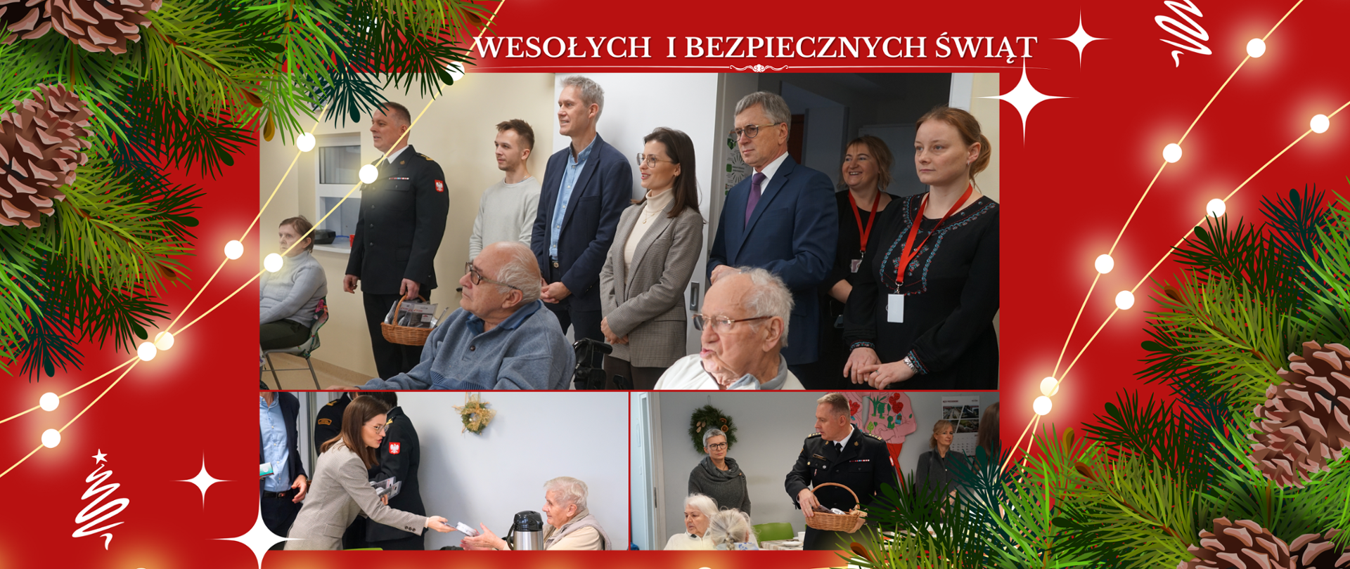 Bezpieczne świąteczne spotkanie z seniorami baner