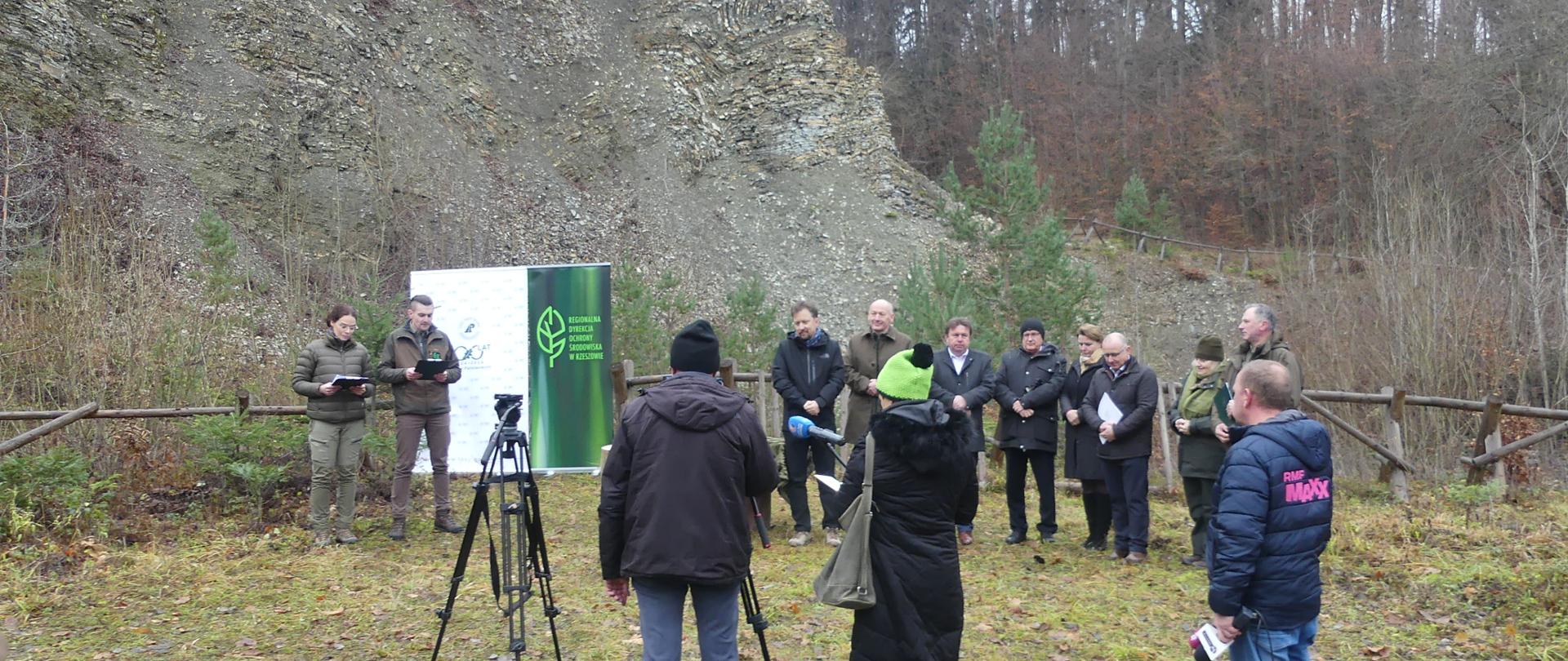 Uroczystość podpisania aktu powołującego rezerwat